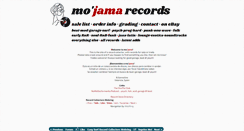 Desktop Screenshot of mojamarecords.com